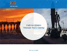 Tablet Screenshot of californiagrinders.com